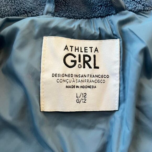 Athleta Women's Blue Coat - Picture 4 of 4